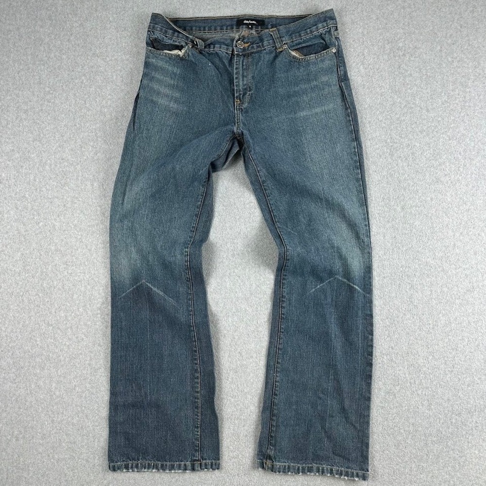 Daisy Fuentes Moda Women's Blue Denim Jeans Size 8 Bootcut Western Rodeo Cowboy